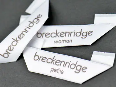 Mitre Fold Woven Label